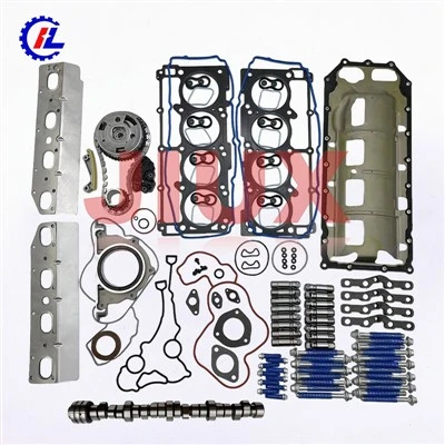 タイミングチェーンキット VVT ギアエンジン部品オーバーホールキットシリンダーヘッドガスケットロアガスケットセットクライスラージープダッジ 5.7/6.4 53022317AC 53022115AH